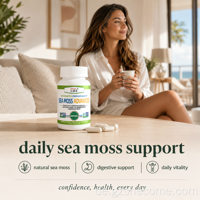 Shecome Sea Moss Advanced Capsules Immununterstützung